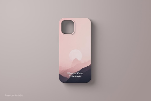 Phone Case Mockup Top View