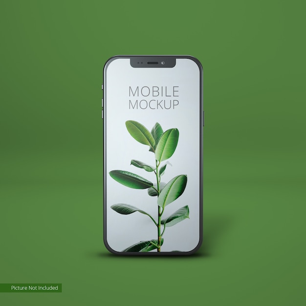 Phone Mobile Device Front View Mockup