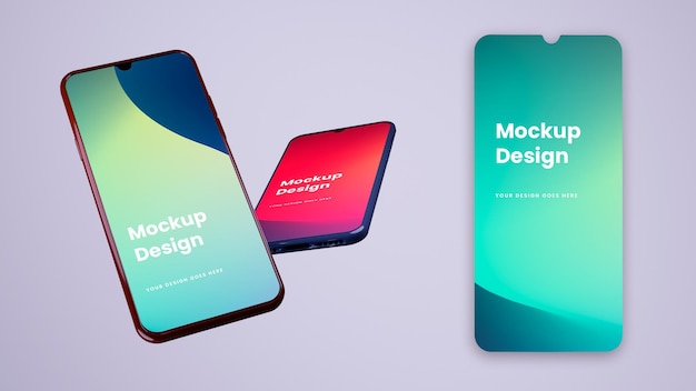 Phone and screen - ui ux mockup