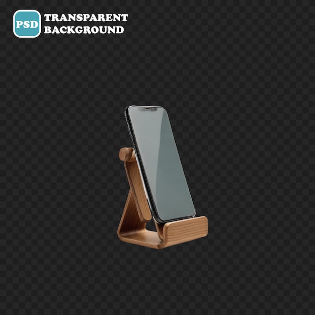 phone stand icon isolated 3d render illustration