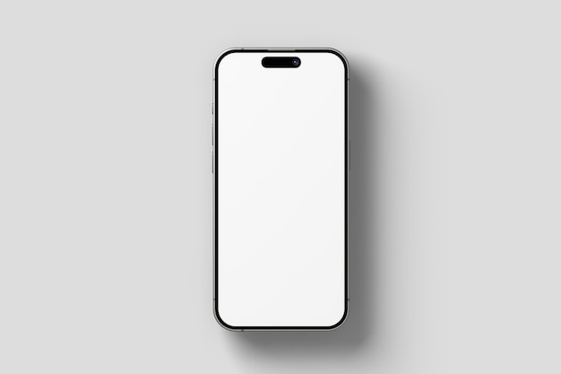 PSD a phone with a white case that says iphone on it