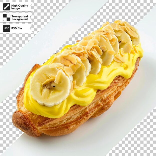 a photo of a banana sandwich with a picture of a banana on it