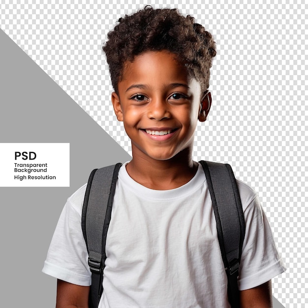 photo of child with backpack back to school