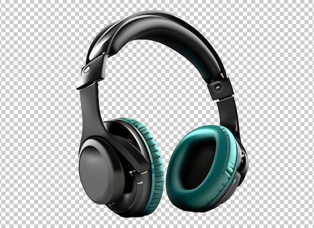 Photo colorful headphones