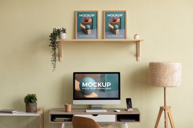 Photo frame mockup design