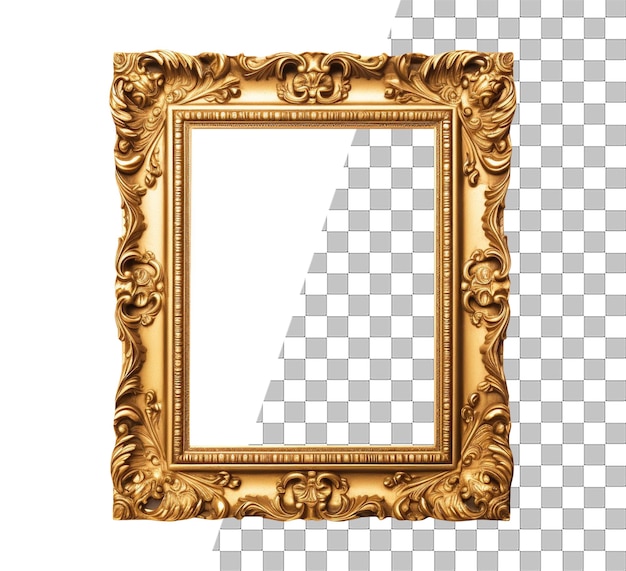 Photo frame object with transparent background