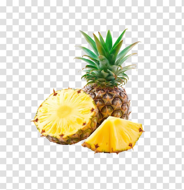 Photo pineapple isolated on alpha background psd and png