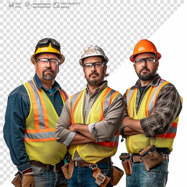 Photo portrait of a happy engineer worker man working on a construction site