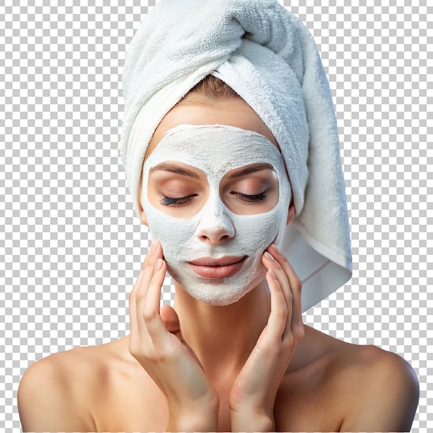 photo realistic detox mask application