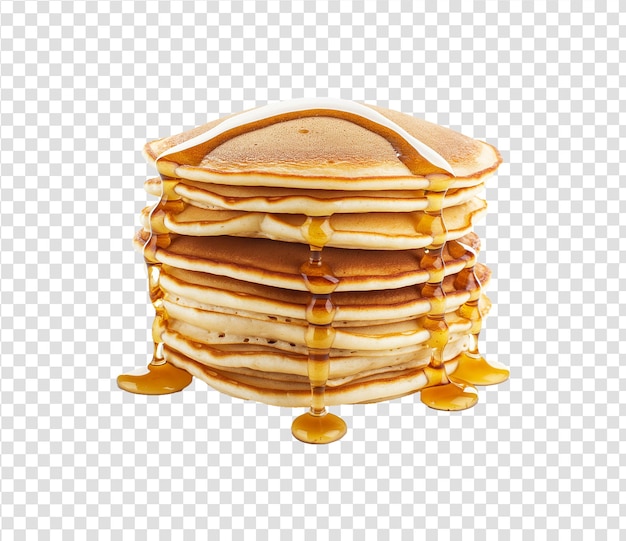 PSD photo stack of pancakes top with honey