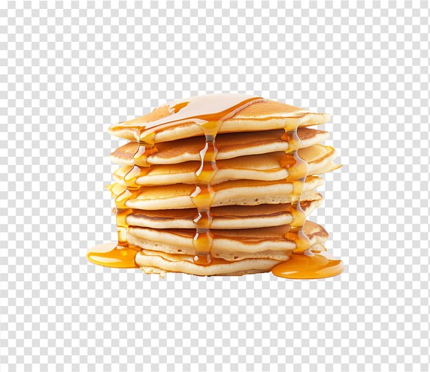 PSD photo stack of pancakes top with honey