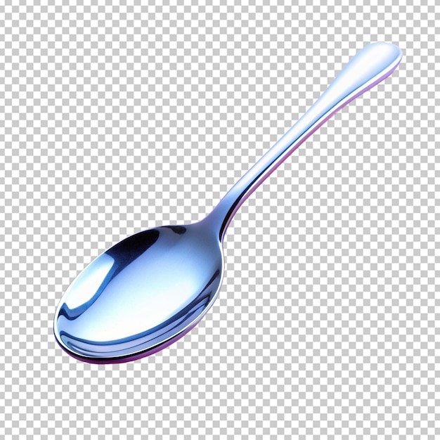 PSD photo teel spoon isolated