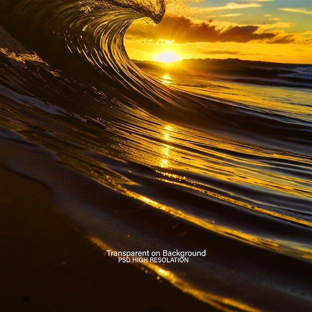 Photo of Wave In The Ocean Under Cosmic Sky and Starry Night With Stardust Background