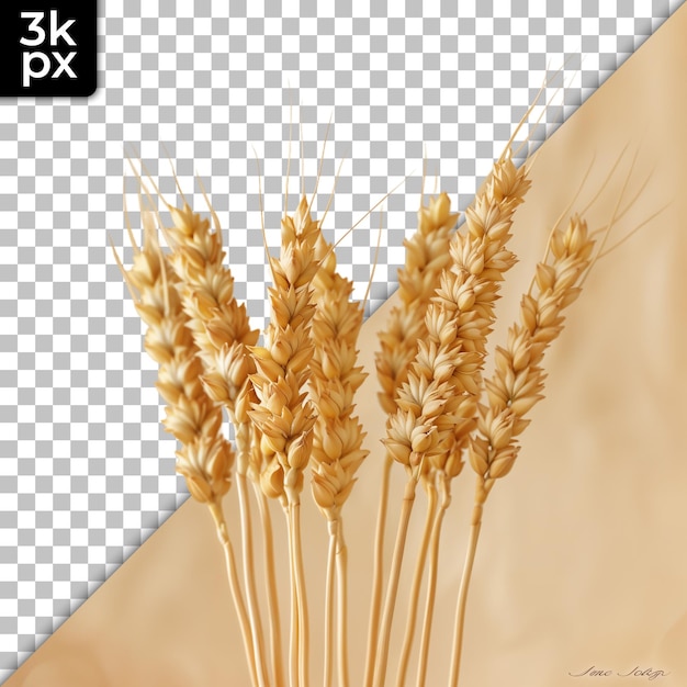 PSD a photo of wheat and a photo of a wheat crop