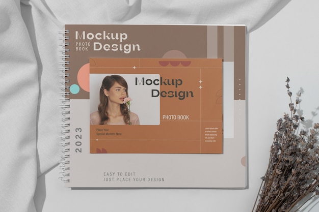 Photographic album mock-up design