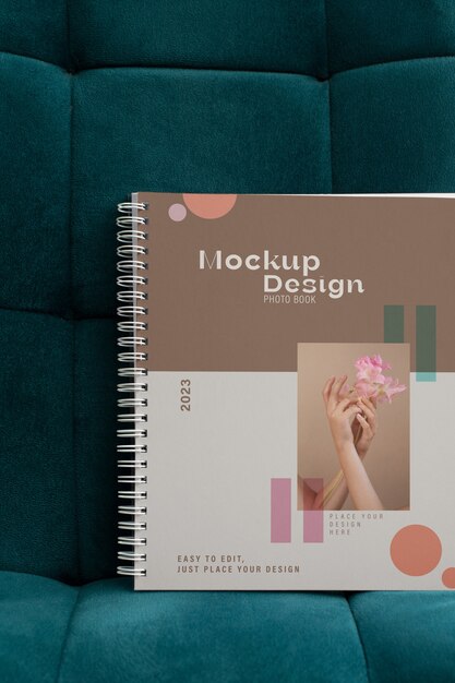 Photographic album mock-up design