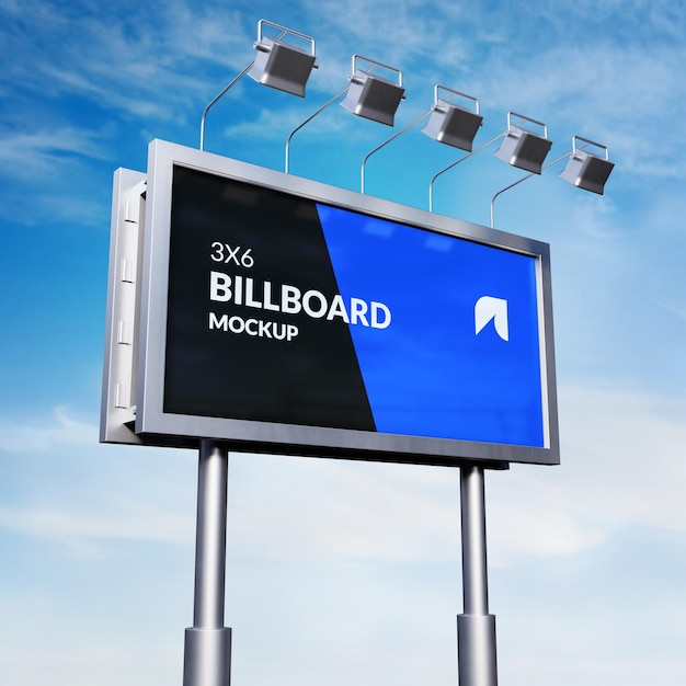 Photorealistic Billboard Mockup