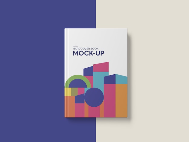 Photorealistic Hardcover Book Mockup