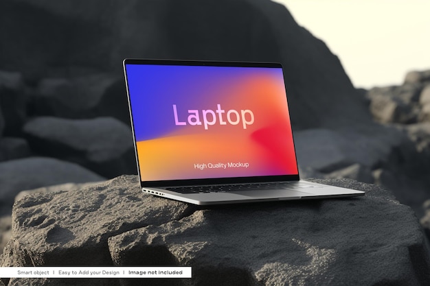 PSD photoshop laptop template