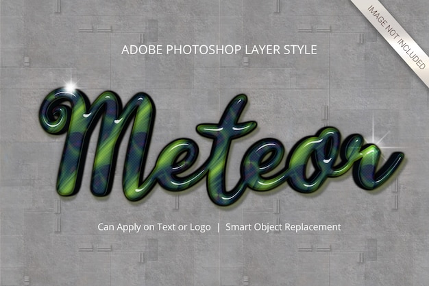 PSD photoshop text effect layer style