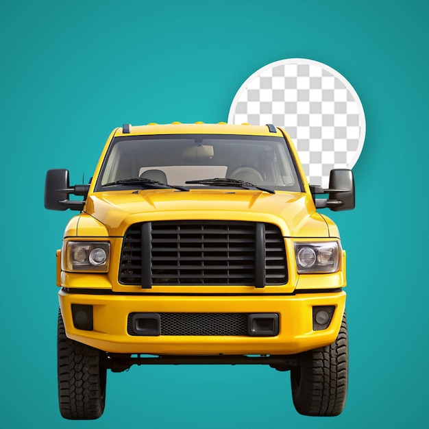 pickup truck on transparent background 3d rendering illustration