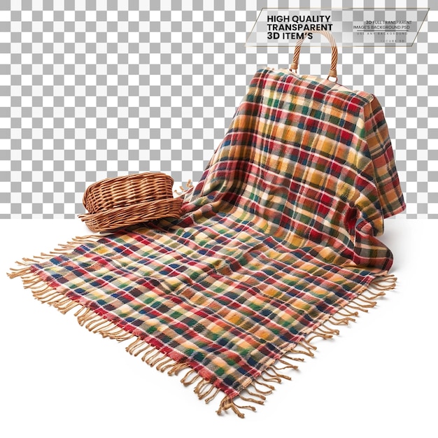 Picnic Blanket A Blanket Used for Sitting on During Outdoor Activities on Transparent Background