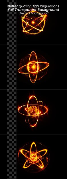 a picture of a atom that has the words  atomic  on it