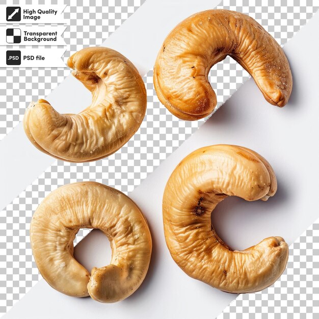 a picture of bagels with the letter f on it