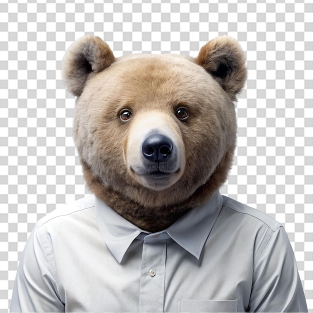 a picture of a bear with transparent background