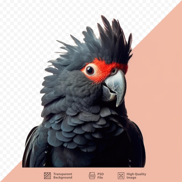 a picture of a bird with a red face and a red head.