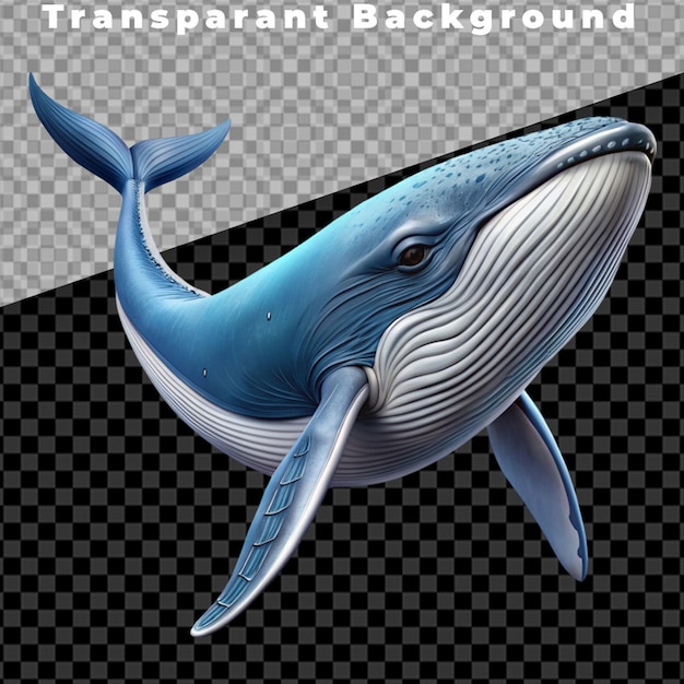 A picture of a blue whale that says a dolphin