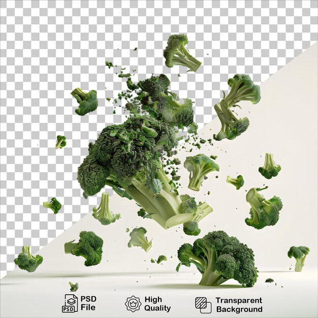 PSD a picture of broccoli and cauliflower with transparent background