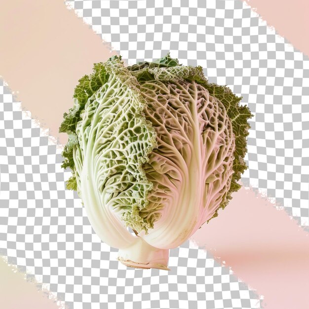 PSD a picture of a cabbage with the image of a leafy plant