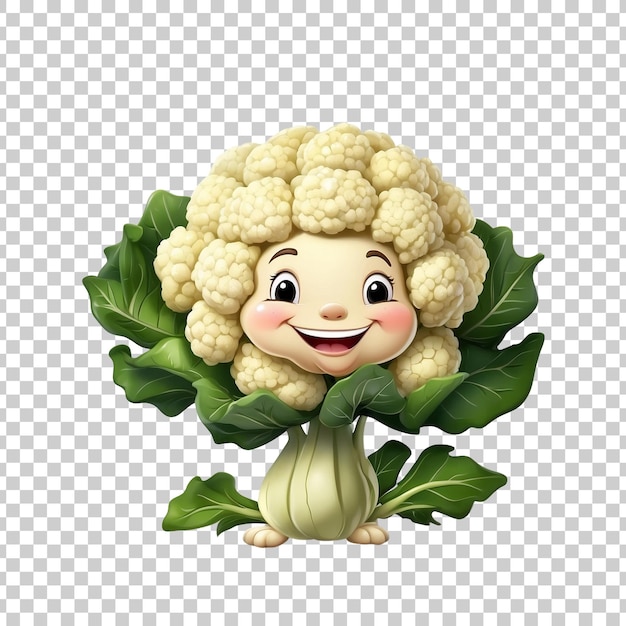 PSD a picture of a cauliflower and a picture of a cauliflower