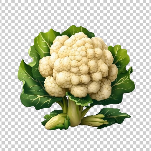 PSD a picture of a cauliflower and a picture of a cauliflower