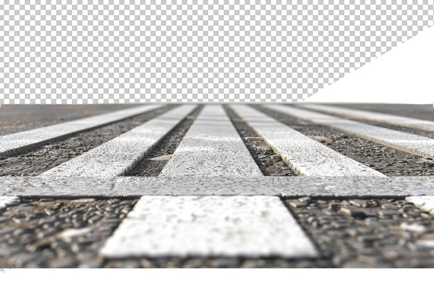 a picture of a crosswalk with a white square on it