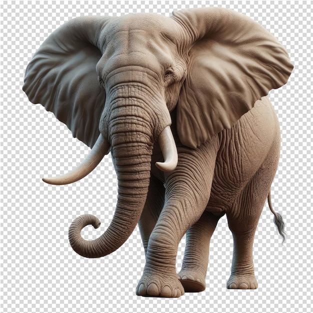 a picture of an elephant with a cut out of it