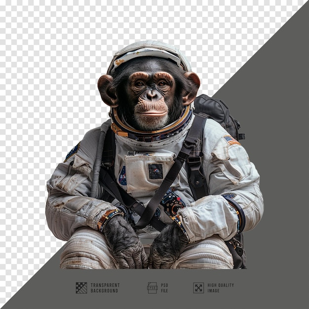 a picture of a gorilla in an astronaut suit