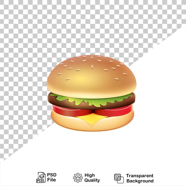 a picture of a hamburger isolated on transparent background