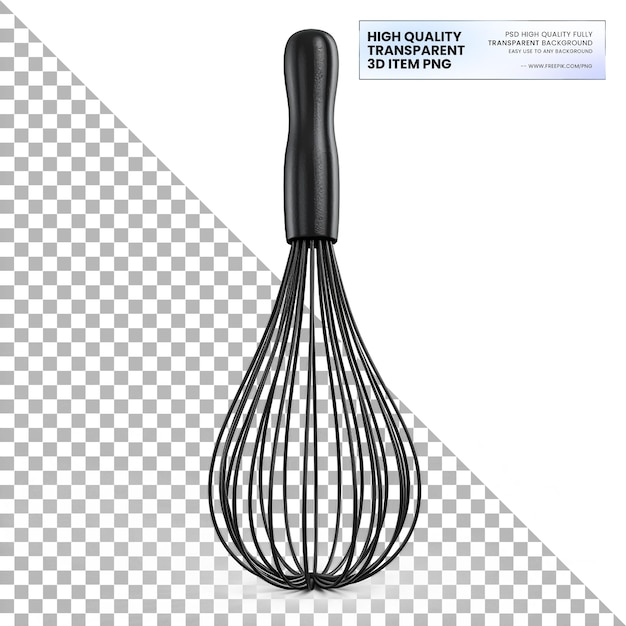 PSD a picture of a kitchen utensil with a label saying high quality