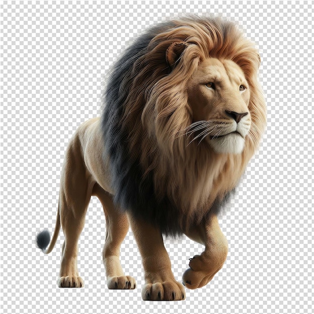 a picture of a lion with a mane on it