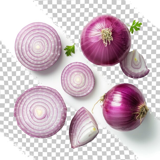 PSD a picture of onions with the words  onions  on the bottom