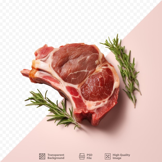 a picture of a piece of meat with a label that says " meat ".