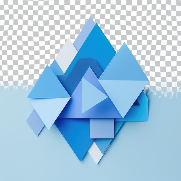 PSD a picture of a pyramid with a triangle on it