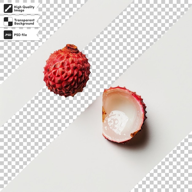 PSD a picture of a raspberry and a picture of a red raspberry