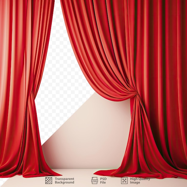 a picture of a red curtain with the word " the word " on it.