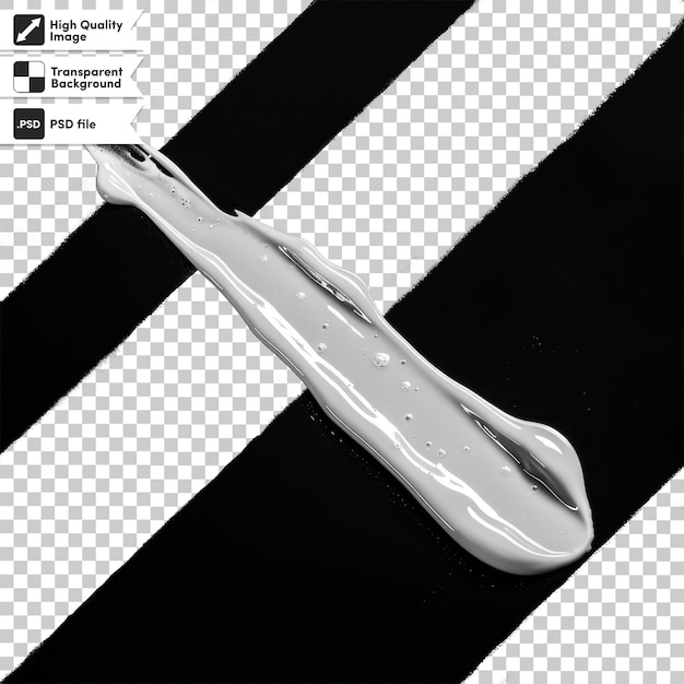 PSD a picture of a spoon with a black and white background