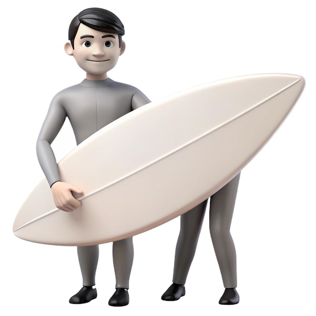 PSD a picture of a surfer holding a surfboard with a man holding a surfboard