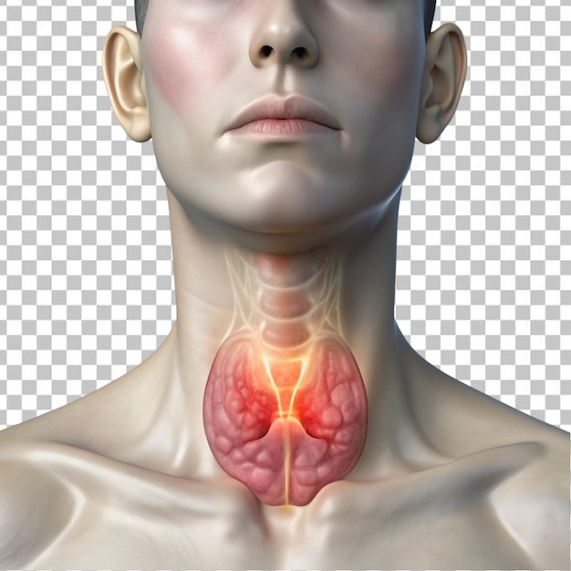 PSD picture of swollen thyroid