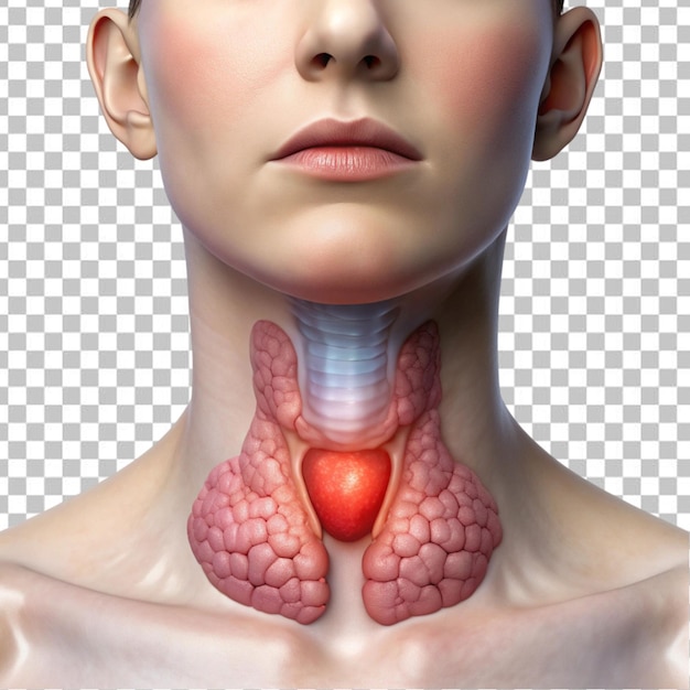 PSD picture of swollen thyroid